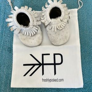 Freshly Picked polka dot Mocs, size 2